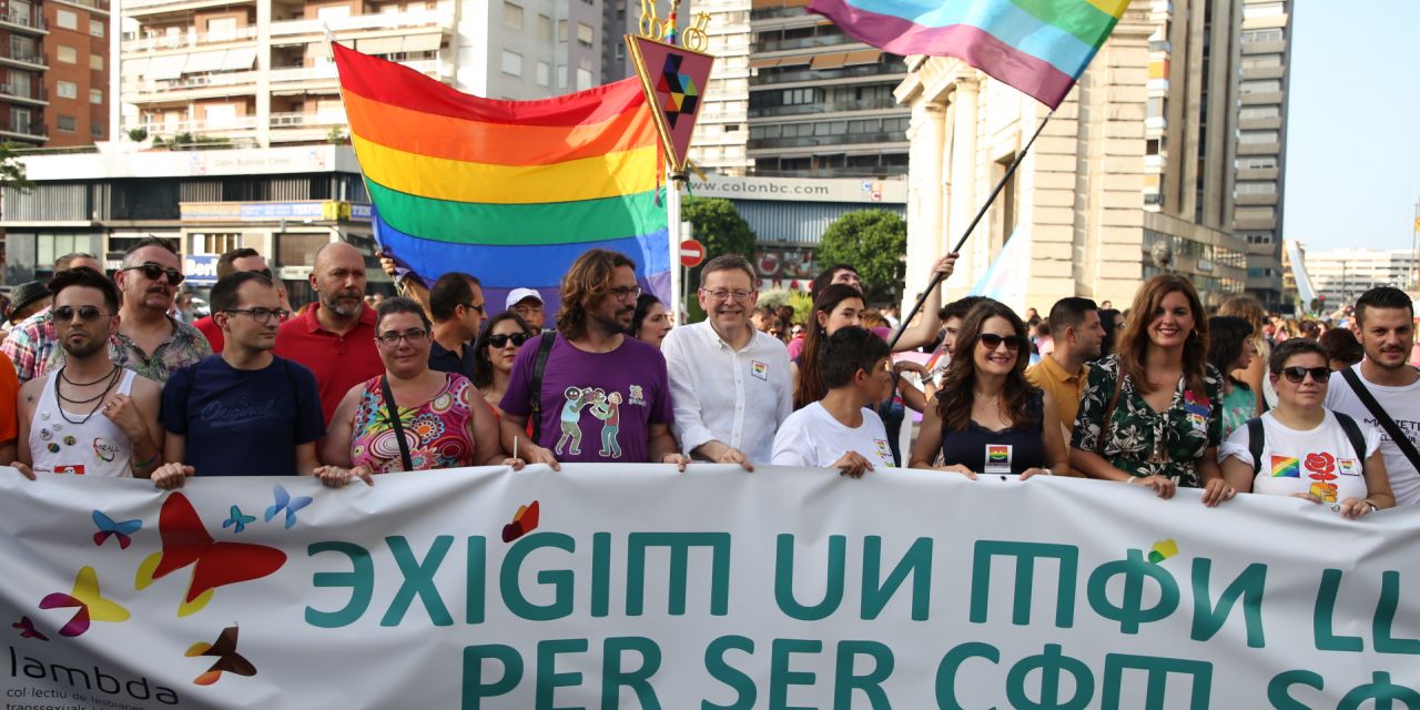  Puig y Oltra, orgullosos de la tolerancia de los valencianos con el colectivo LGTBI