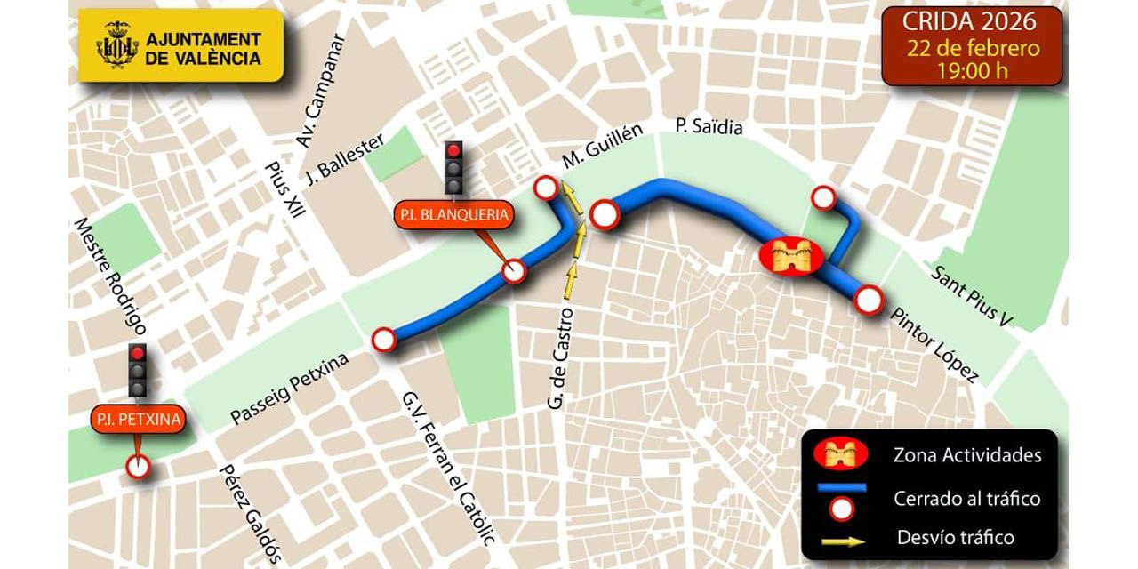  València estrena el calendario fallero de 2026 con la Crida 