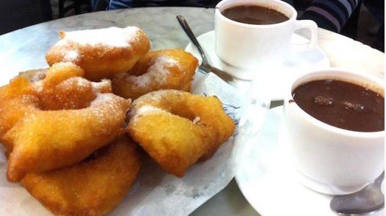 Buñuelos de calabaza en Fallas