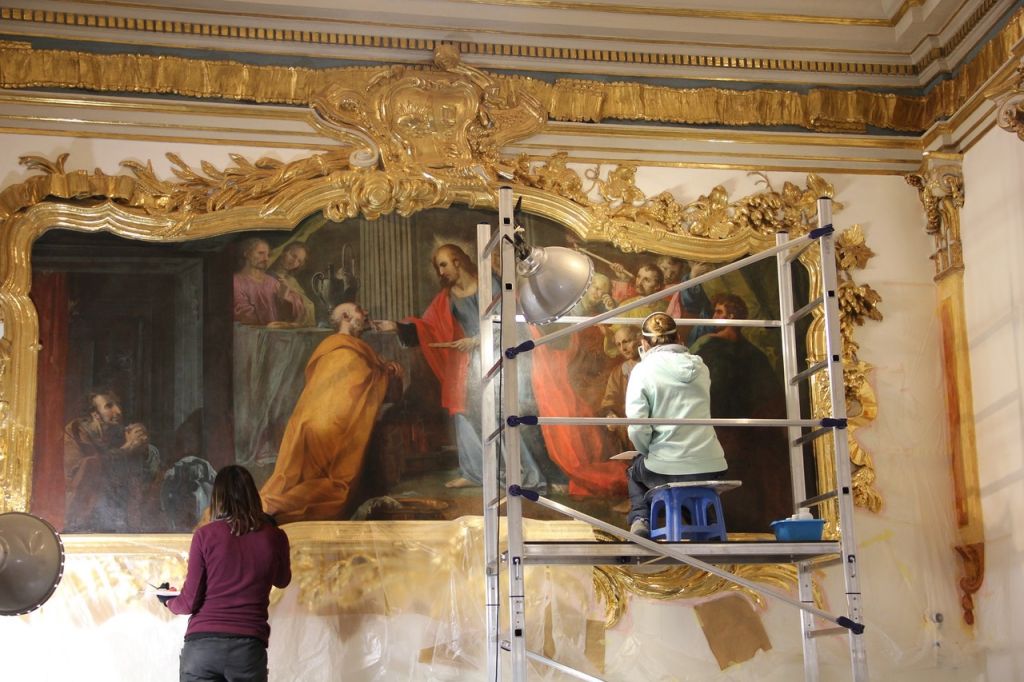  La restauración de la capilla de la Comunión de San Nicolás entra en su fase final tras 8 meses de trabajos