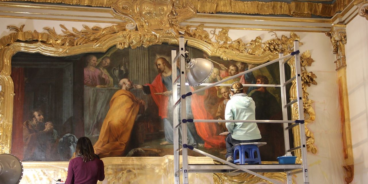  La restauración de la capilla de la Comunión de San Nicolás entra en su fase final tras 8 meses de trabajos