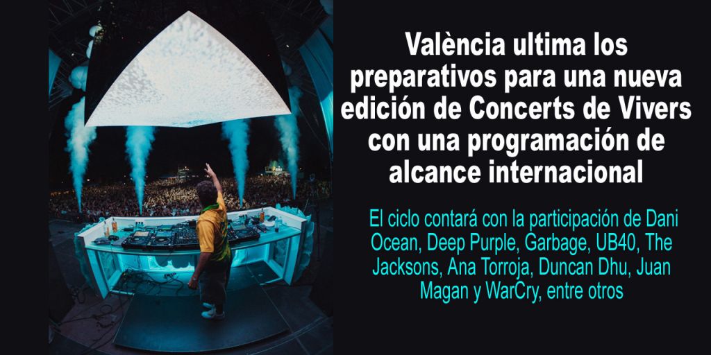  València ultima los preparativos para una nueva edición de Concerts de Vivers con una programación de alcance internacional