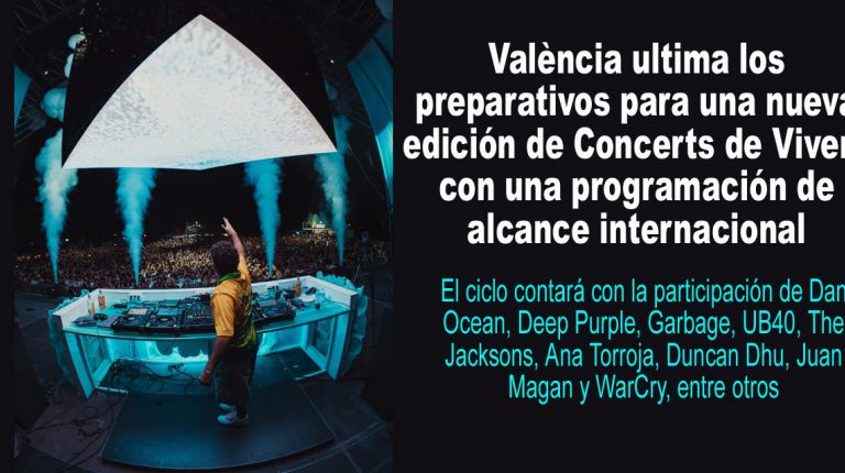 València ultima los preparativos para una nueva edición de Concerts de Vivers con una programación de alcance internacional