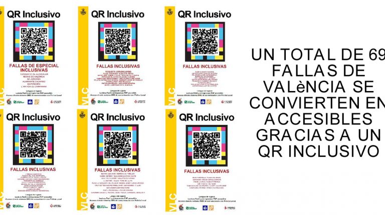 Un total de 69 fallas de València se convierten en accesibles gracias a un QR inclusivo  