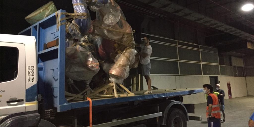  El Ayuntamiento culmina este mes la organización del traslado de los monumentos falleros en feria valència