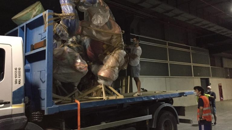 El Ayuntamiento culmina este mes la organización del traslado de los monumentos falleros en feria valència