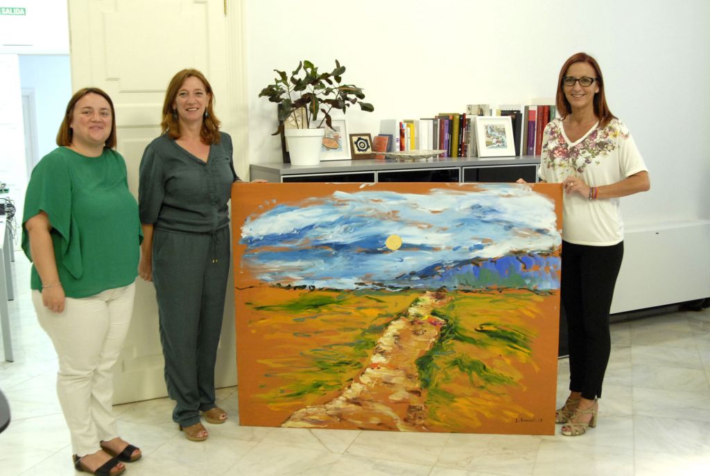  Godella entrega a la Diputación la pintura de Ferriol realizada con motivo del Año Pinazo