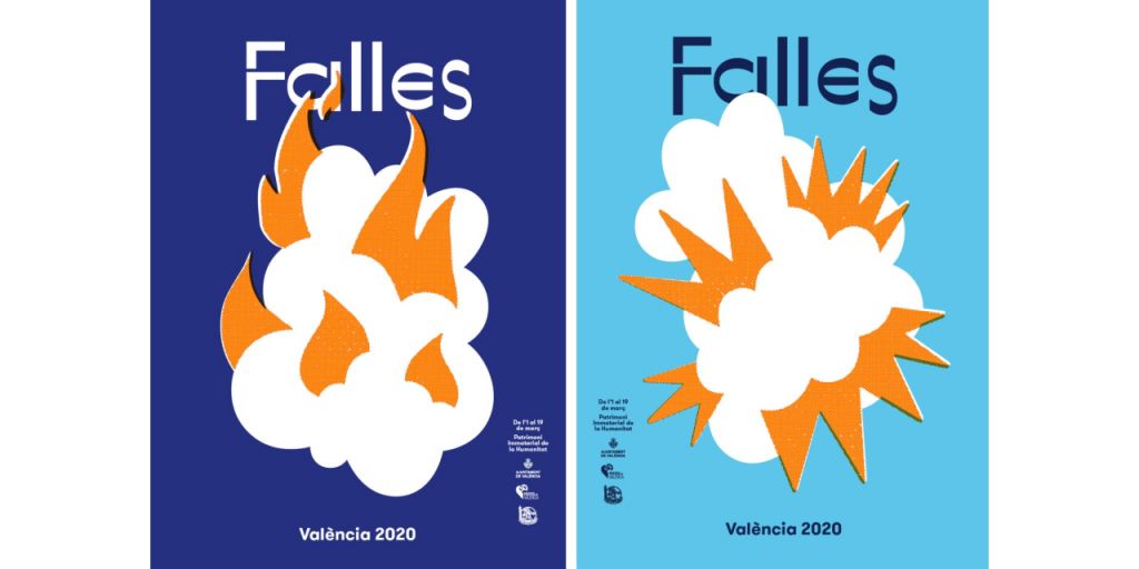  La mascletà y la Cremà protagonizan la imagen gráfica de las Fallas 2020