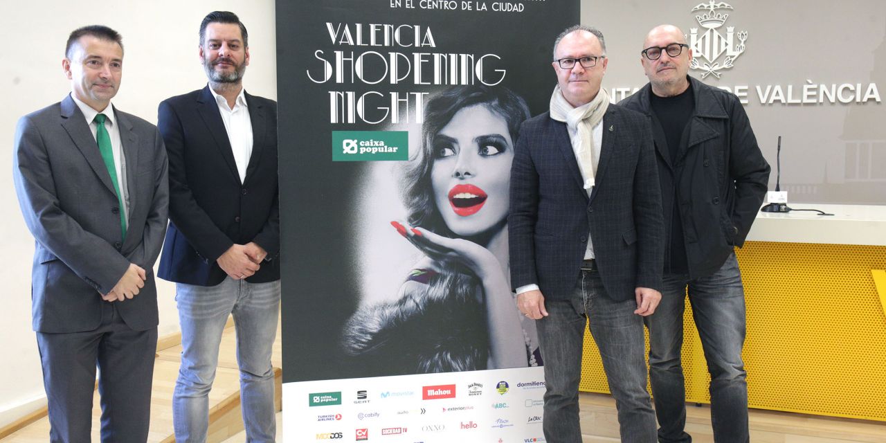  VALÈNCIA COMIENZA LA CAMPAÑA DE COMPRAS DE NAVIDAD EN EL COMERCIO LOCAL CON LA «SHOPENING NIGHT» 