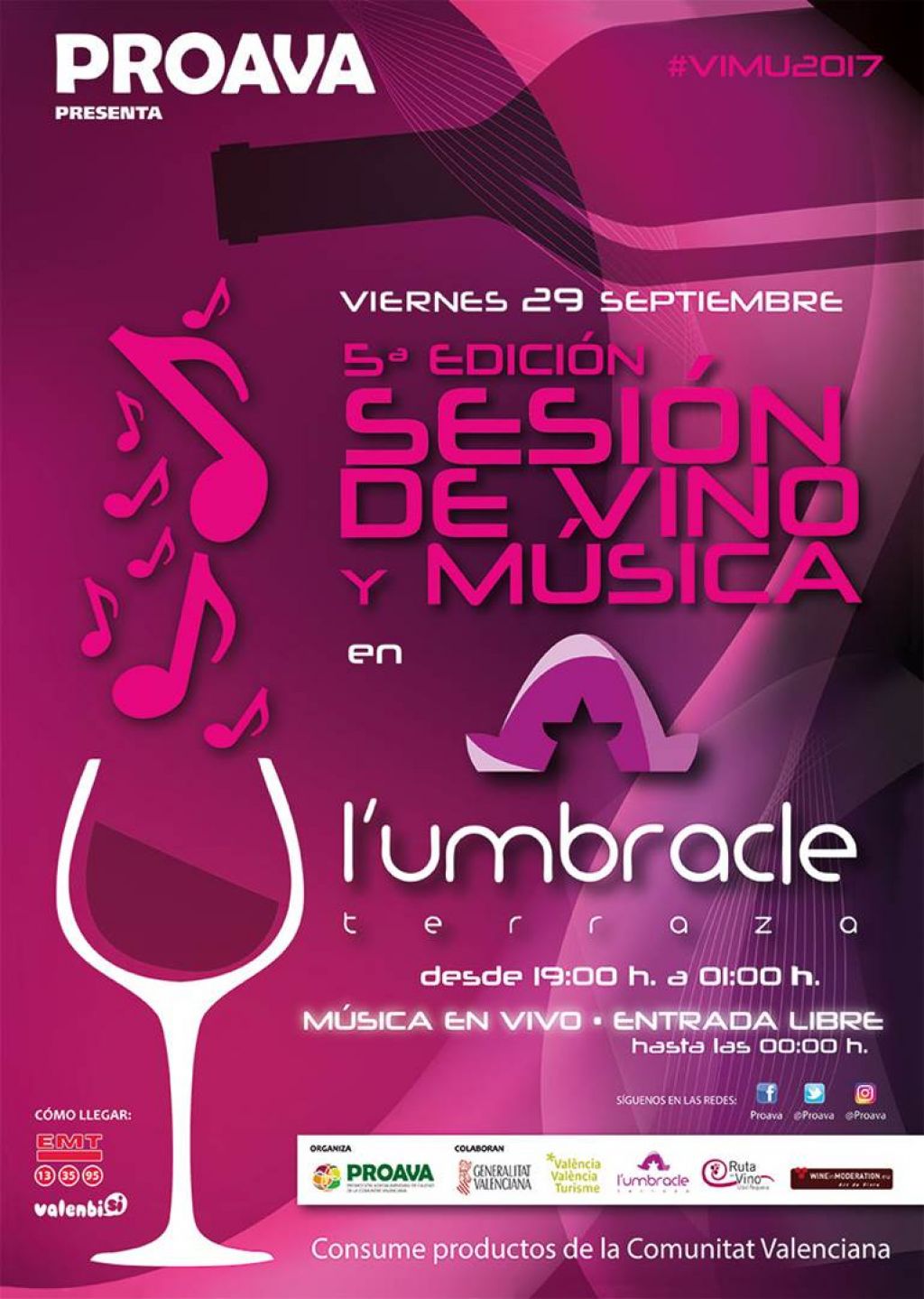  PROAVA PRESENTA LA V EDICIÓN DE VINO Y MÚSICA