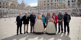 La alcaldesa de València, María José Catalá, ha recibido hoy a la infanta Elena