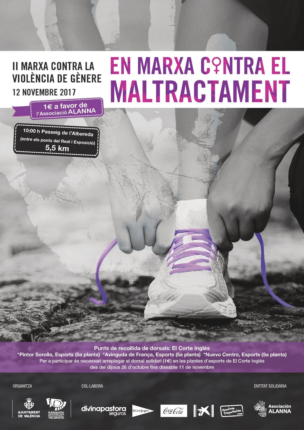  LA “II MARXA CONTRA LA VIOLÈNCIA DE GÈNERE” ABRE LAS INSCRIPCIONES PARA LA CITA DEL 12 DE NOVIEMBRE