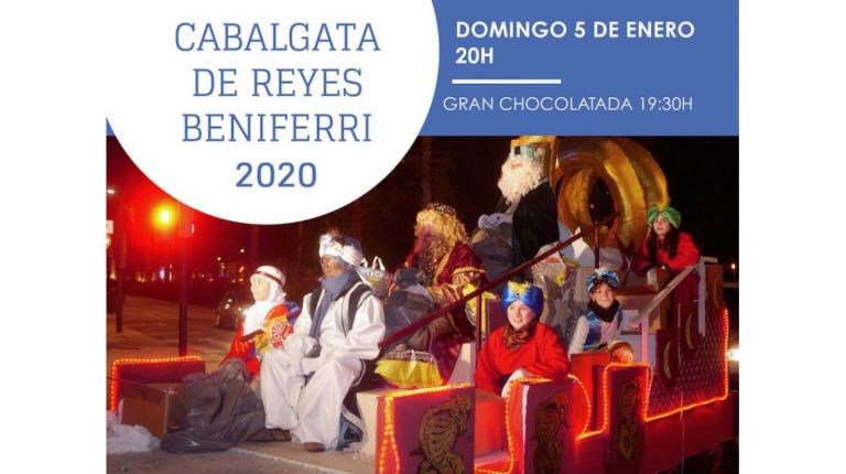 Beniferri recibe este domingo la visita de los Reyes Magos que entregarán regalos en la parroquia Santiago Apóstol 