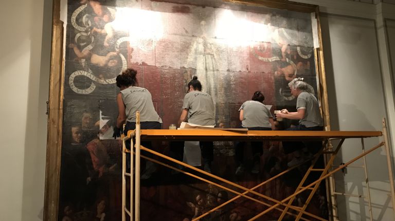 EL MUSEO DE BELLAS ARTES EVALUARÁ EL ESTADO DE CONSERVACIÓN DE LA MÁS ANTIGUA REPRESENTACIÓN DEL GOBIERNO MUNICIPAL