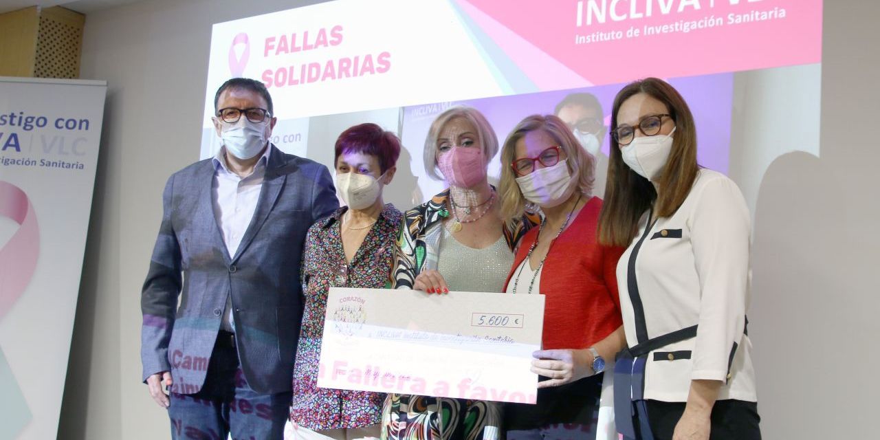  INCLIVA y Corazón Solidario contra el Cáncer agradecen la gran implicación del mundo fallero en la investigación en cáncer infantil