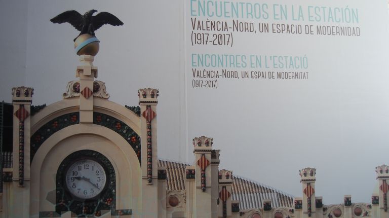 La exposición 'Encuentros en la estación. València-Nord, un espacio de modernidad (1917-2017)' 