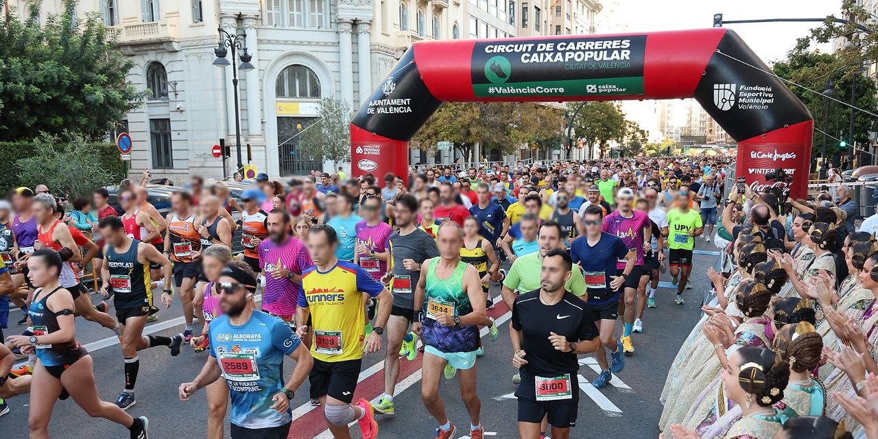  La XVI Volta a Peu de les Falles cierra el XXI Circuit Caixa Popular de Carreres Ciutat de València