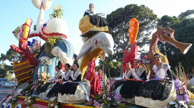 La Carroza con el lema,'La mar', premio Barón de Cortes 2018