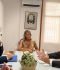  Mónica Gil mantiene un encuentro de trabajo con la nueva Junta Mayor de la Semana Santa Marinera