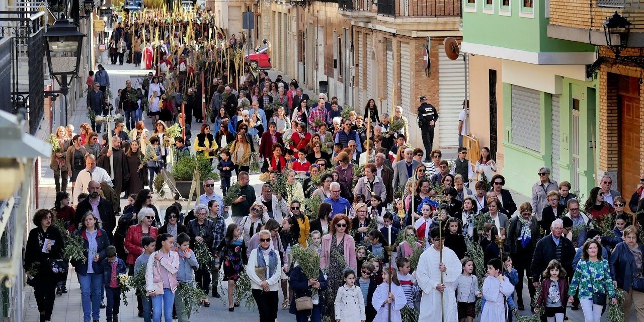  Alboraya inaugura la Semana Santa con la Solemne Procesión de Ramos